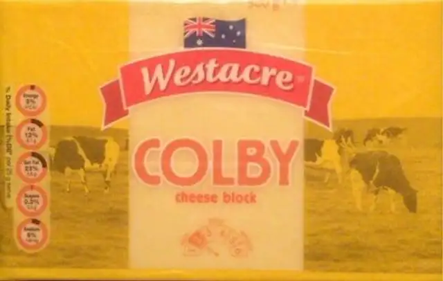 COLBY Cheese Block