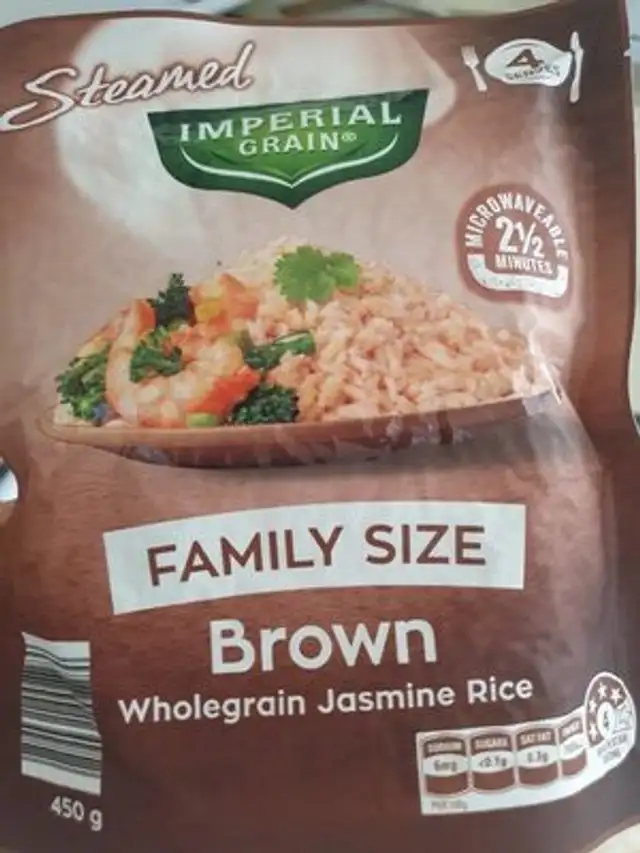 Brown wholegrain Jasmin rice