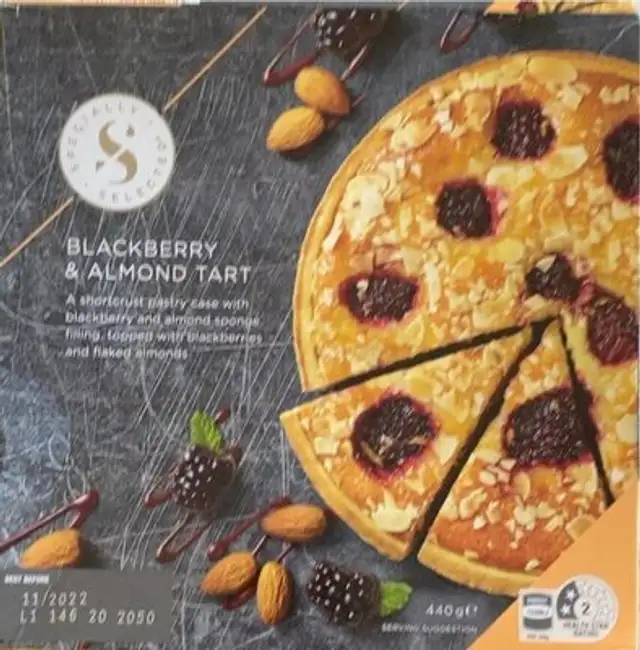 Blackberry & Almond Tart