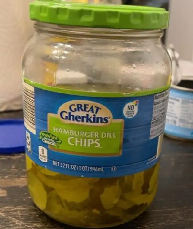 Hamburger dill chips