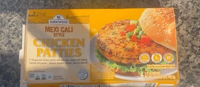 Mexi Cali Style Chicken Patties