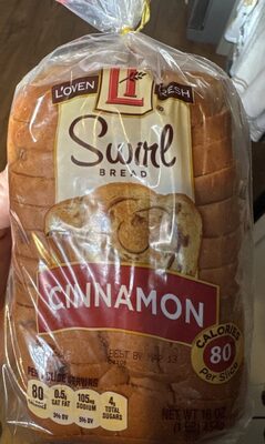 Swirl bread front packaging