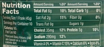 Uncured Turkey Franks