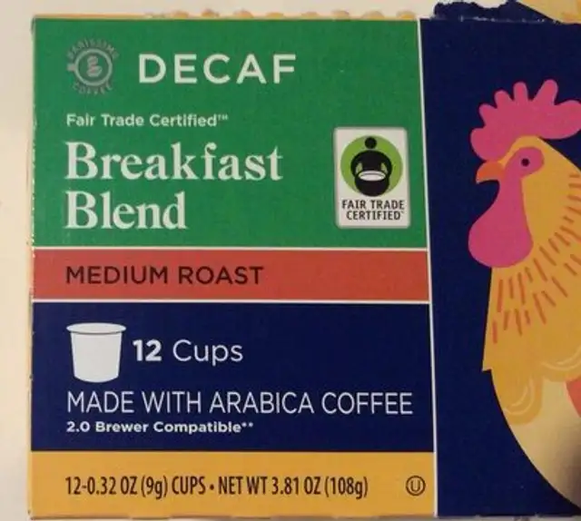 Decaf Breakfast Blend Coffee k-cup