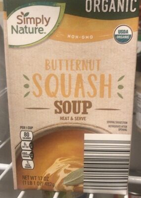 Organic Butternut Squash Soup