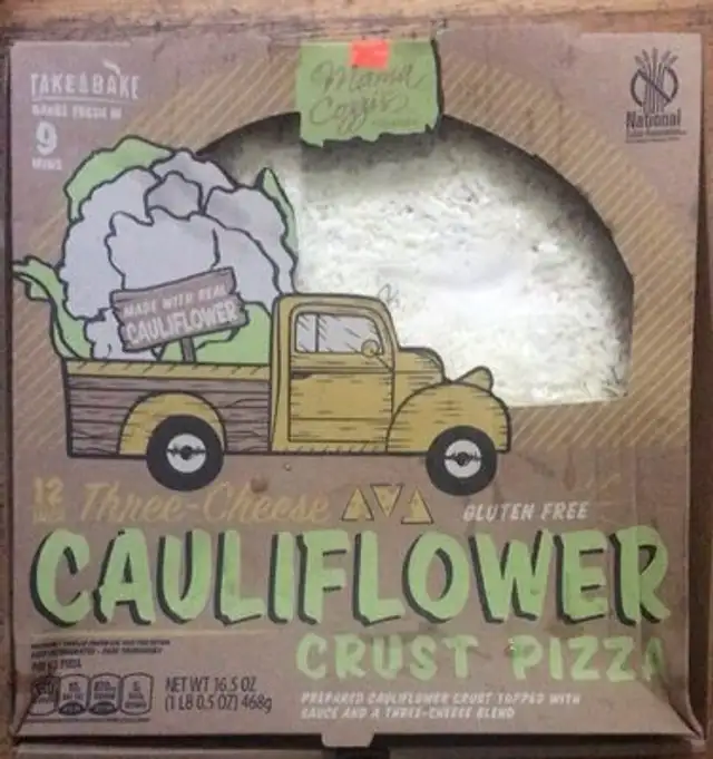 Cauliflower crust pizza