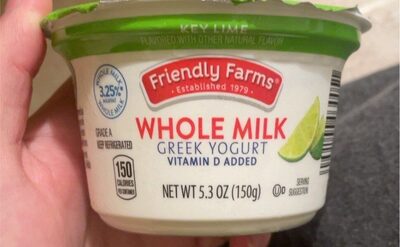 Whole milk greek yogurt keylime