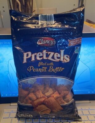 Pretzel filled with Peanut Butter