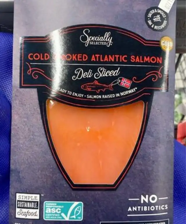 Cold smoked atlantic salmon