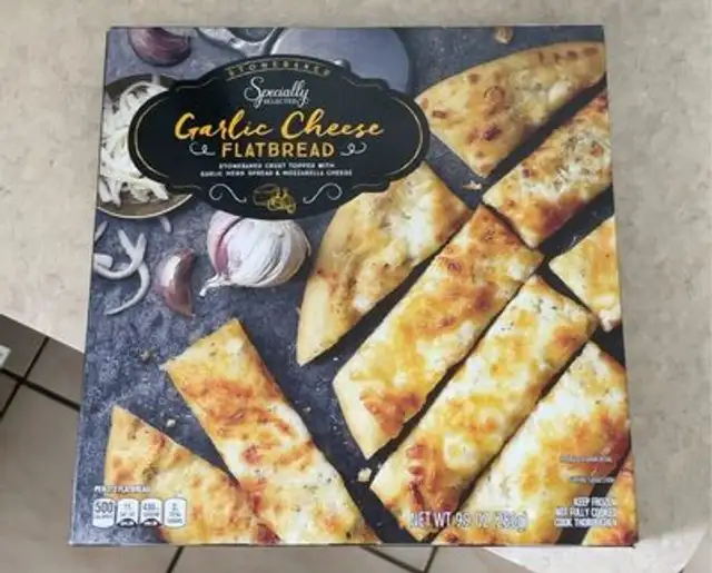 Garlic cheese flatbread