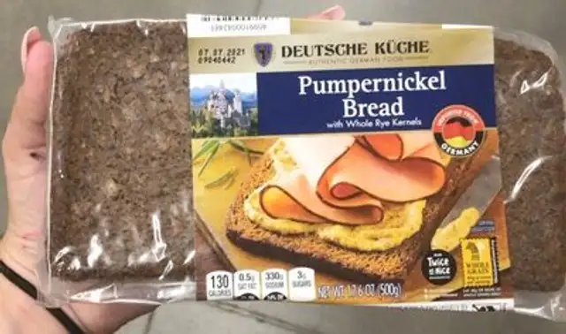 Pumpernickel bread