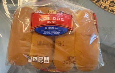 8 Pre-Sliced Hot Dog Buns