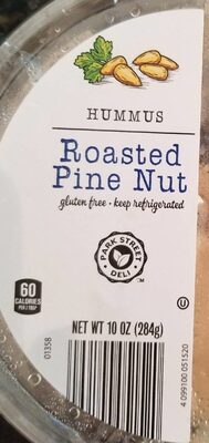 Roasted Pine Nut Hummus front packaging