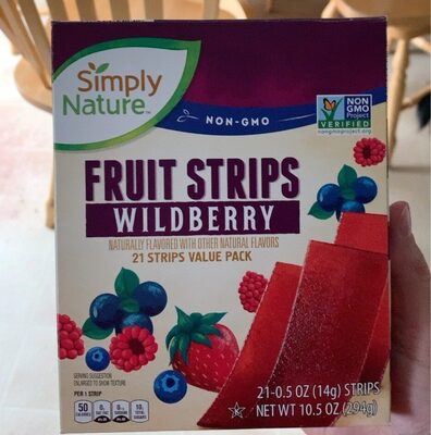 Fruit Strips Wildberry front packaging