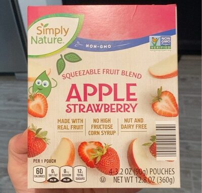 Squeezable fruit blend