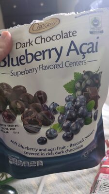 Dark Chocolate Blueberry Acai front packaging