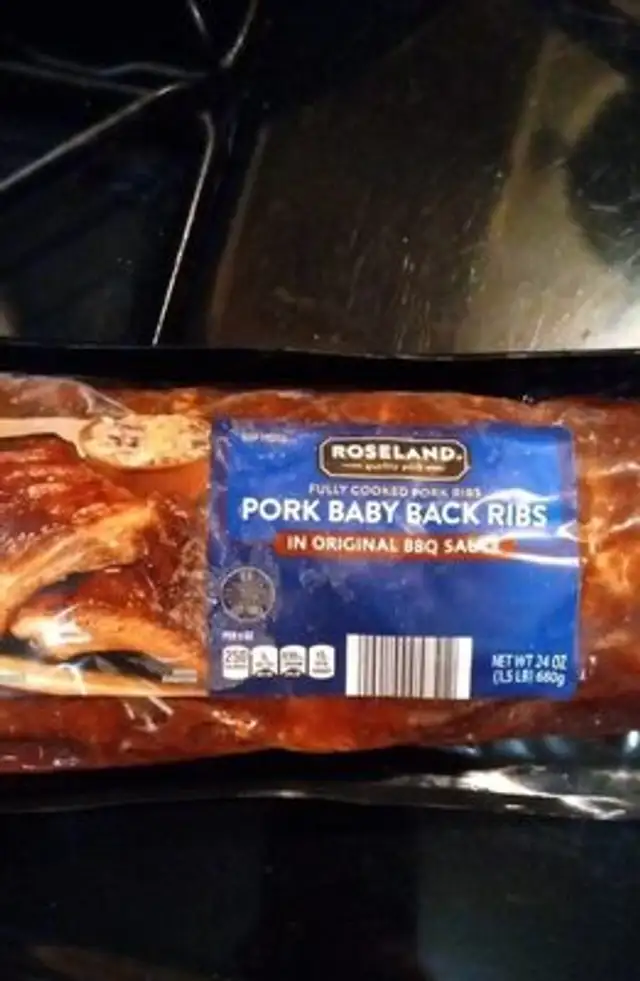 Pork baby back ribs