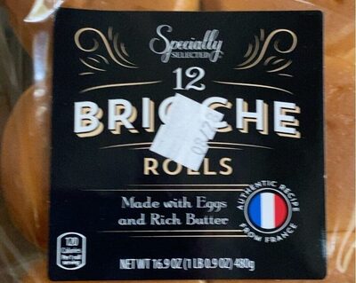 Brioche Rolls front packaging