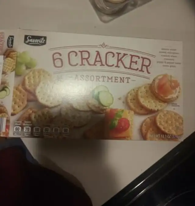 Cracker assortment sesame wheat ingredients label