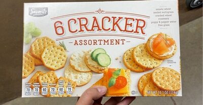 6 cracker assortment front packaging