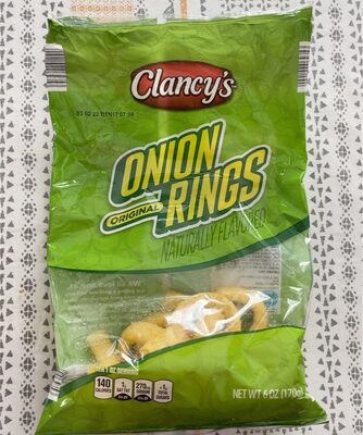 Onion rings front packaging