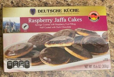 Raspberry jaffa cakes