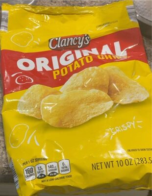 Original potato chips front packaging