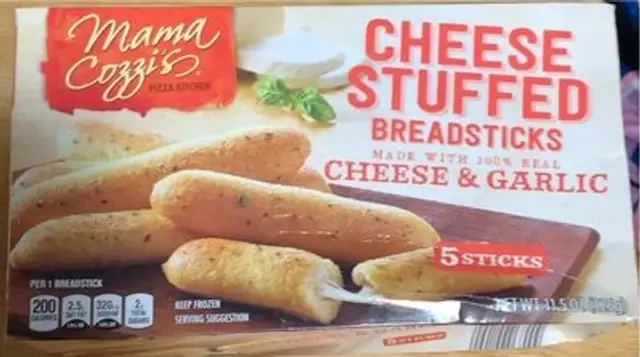 Cheese stuffed breadsticks