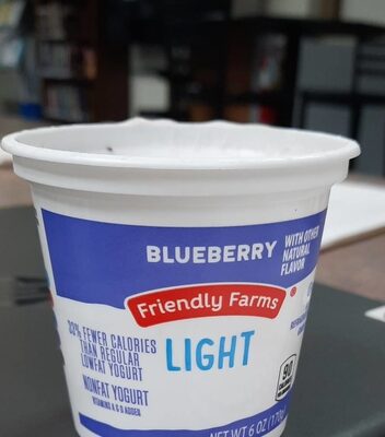 Blueberry light yogurt