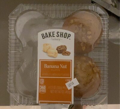 Banana Nut muffins front packaging