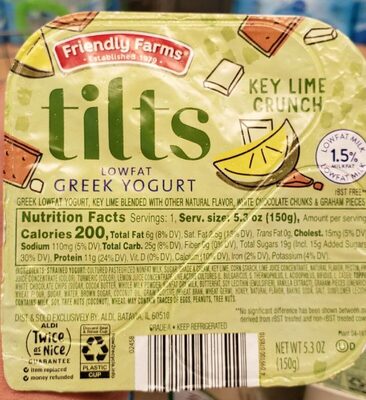 Tilts low fat Greek yogurt