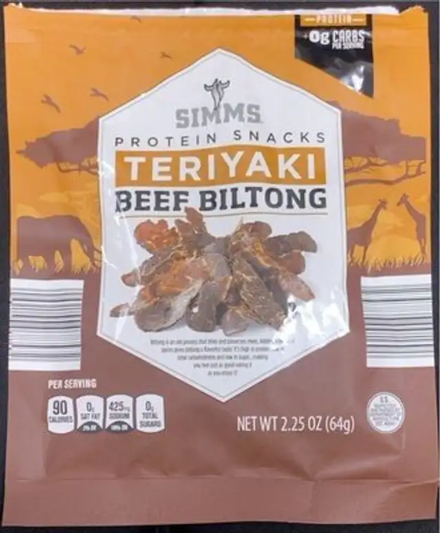 Teriyaki beef biltong