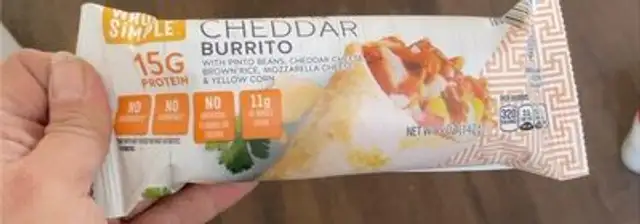 Steak and cheddar burrito
