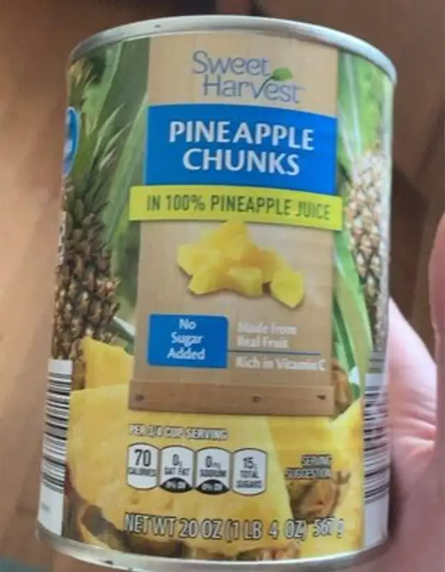 pineapple chunks