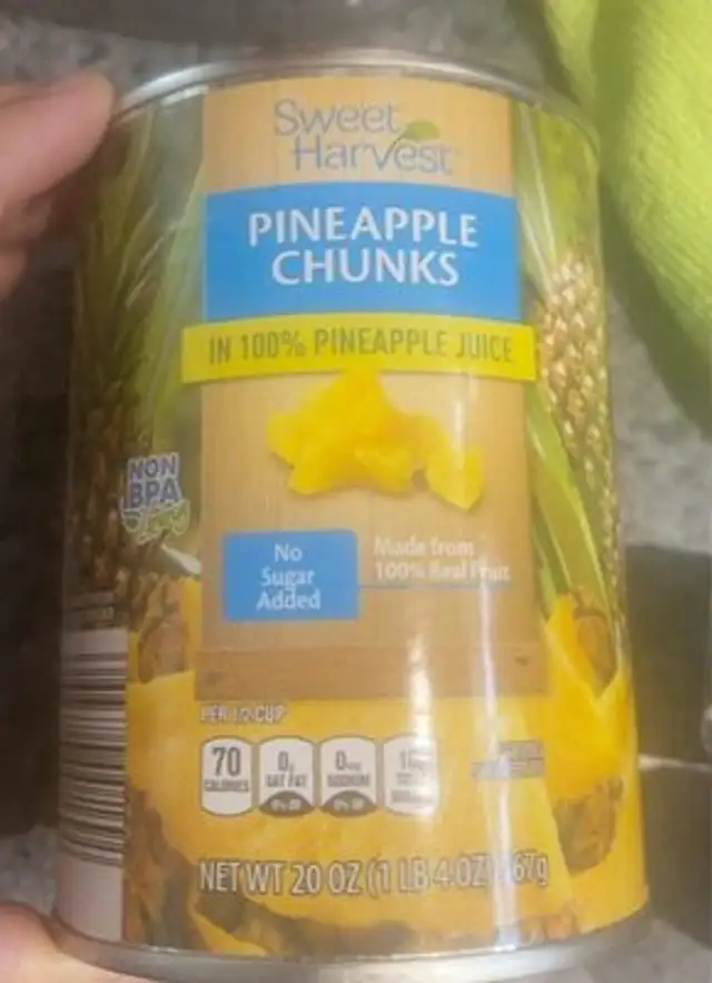 Pineapple chunks