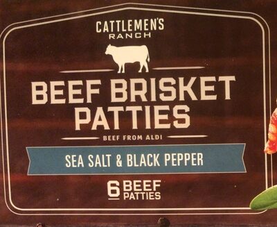 Beef brisket patties