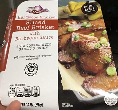 Hardwood Smoked Sliced Beef Brisket