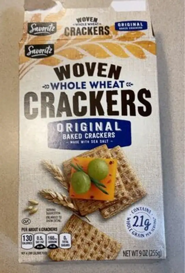 Woven Whole Wheat Crackers