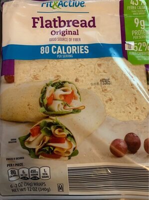 Fit&Active Flatbread front packaging