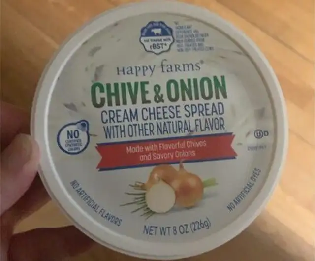 Chive and onion cream cheese spread