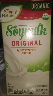 Soymilk front packaging