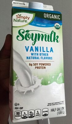 Soymilk vanilla