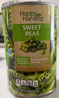 Sweet Peas front packaging