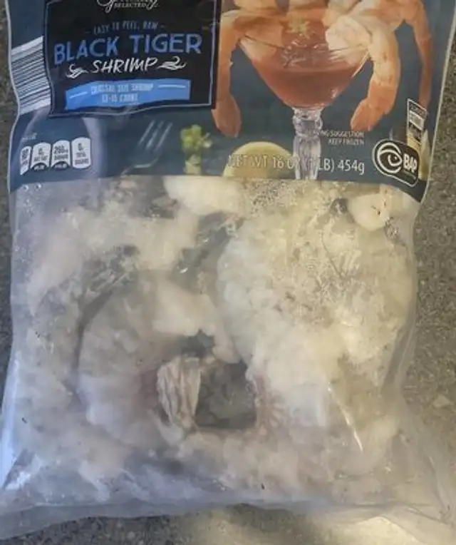 Black tiger shrimp