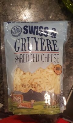 Swiss & Gruyère shredded cheese