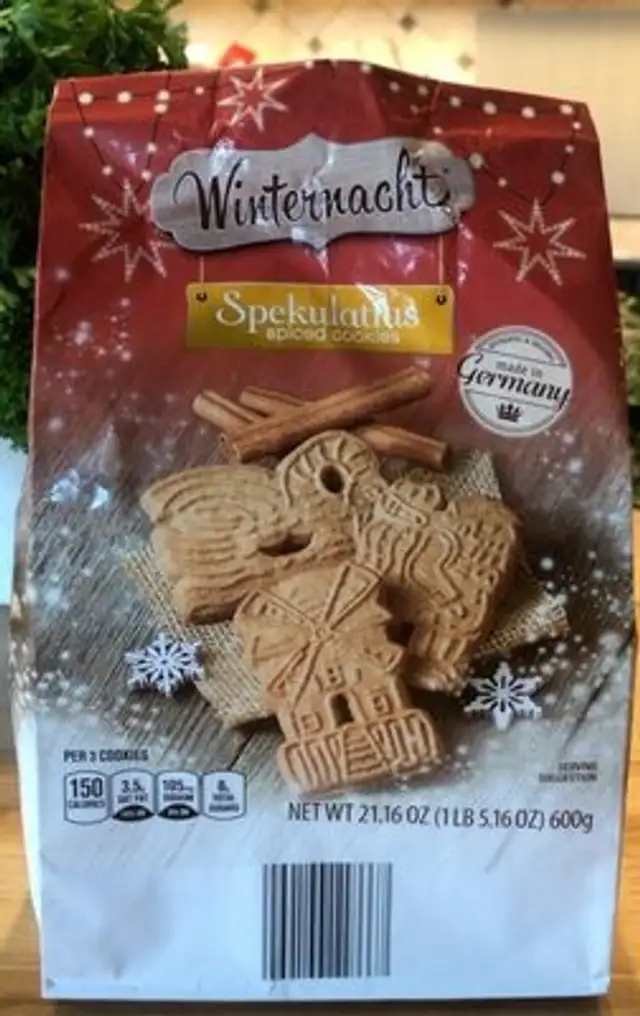 Spekulatius spiced cookies front packaging