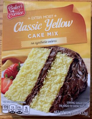 Classic Yellow Cake Mix Extra Moist