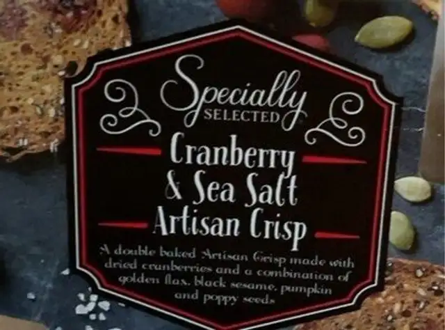 Cranberry & Sea Salt Artisan Crisp