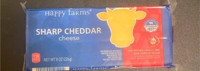 SHARP CHEDDAR cheese front packaging