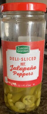 Deli slice hot jalapeño peppers